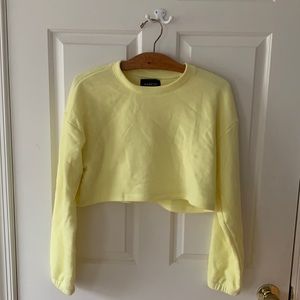 NWT Cropped long sleeve sweater